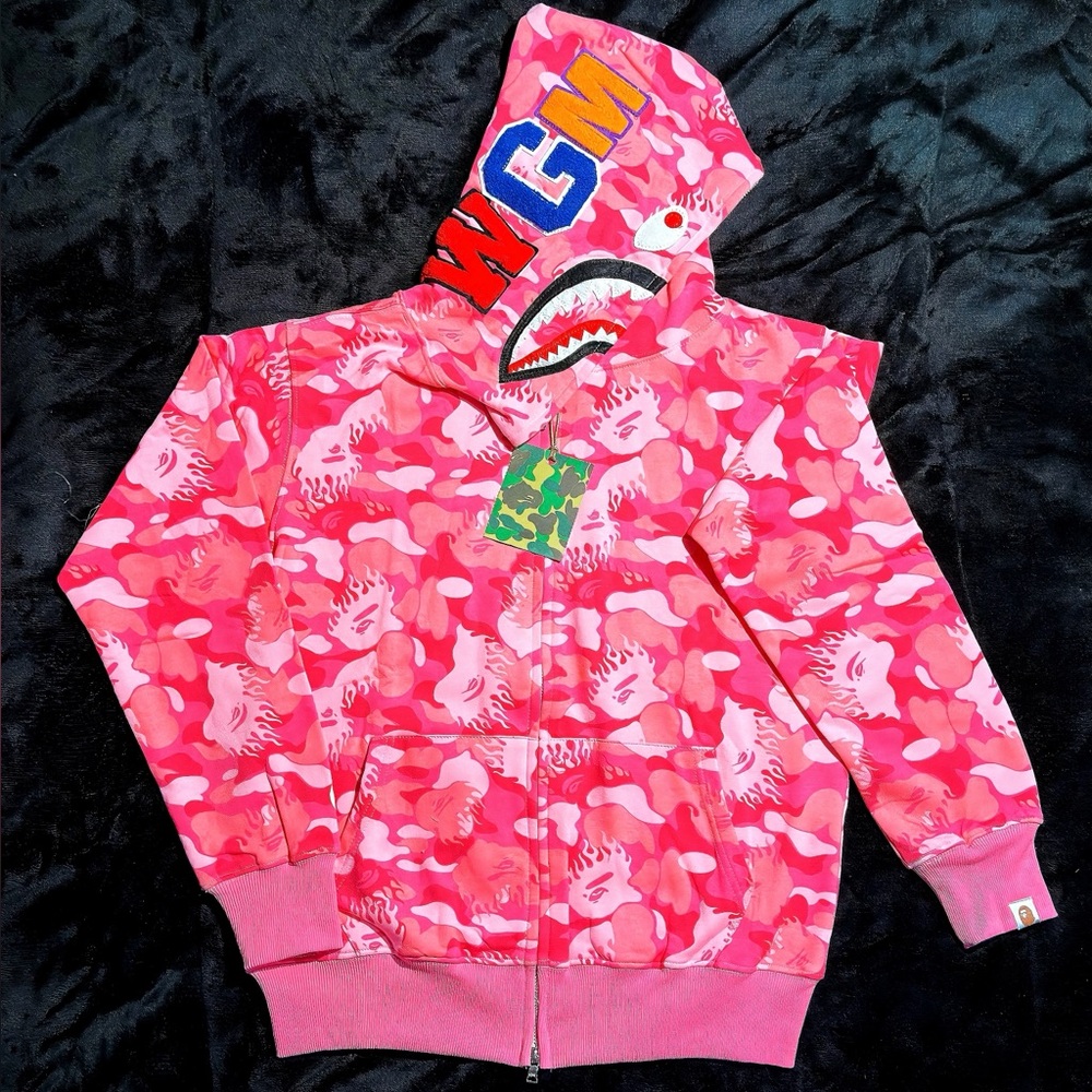 Pink ANC BAPE Zipup Medium